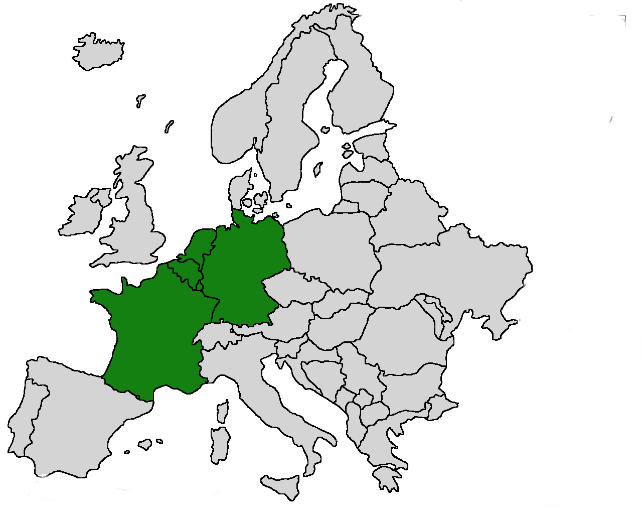 Areas Served in Europe